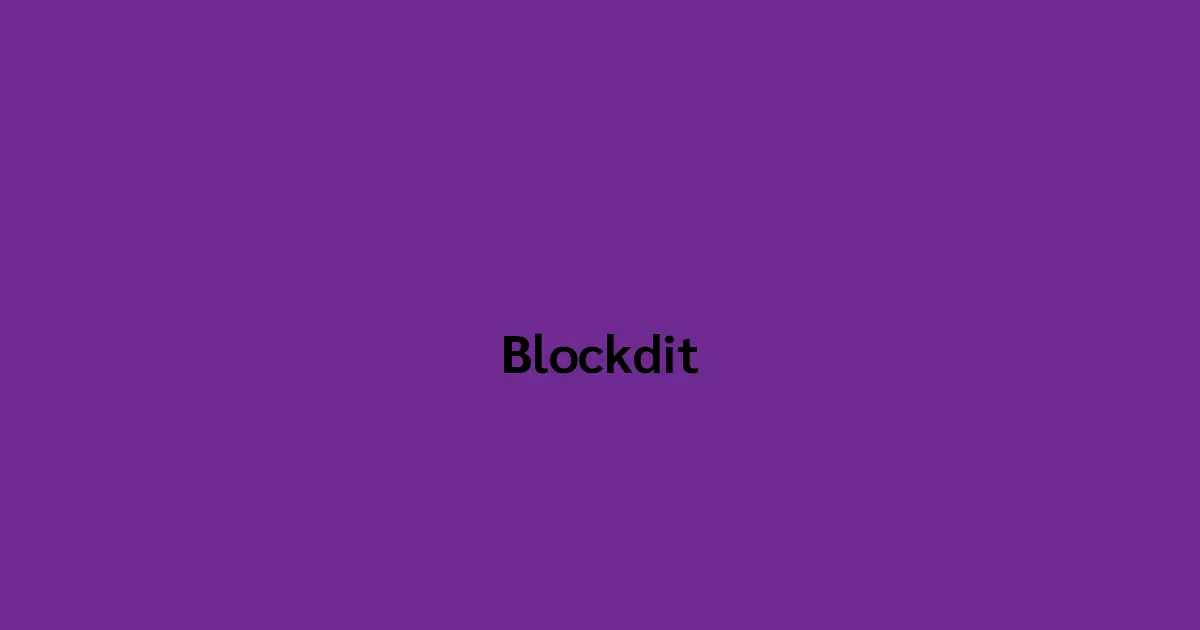 Blockdit