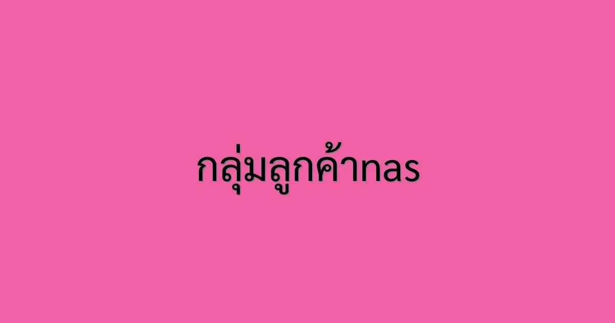 กลุ่มลูกค้าnas